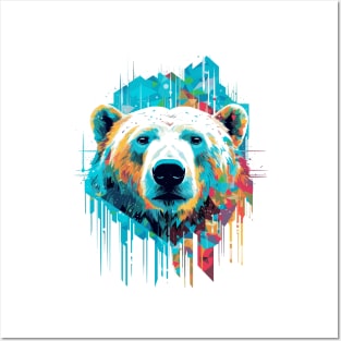 Polar Bear Animal Freedom World Wildlife Wonder Abstract Posters and Art